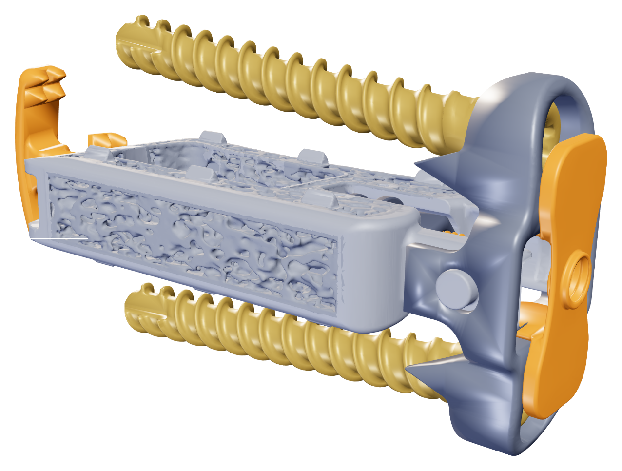 Interwedge® deployable staple rotated into far-side fixation orientation