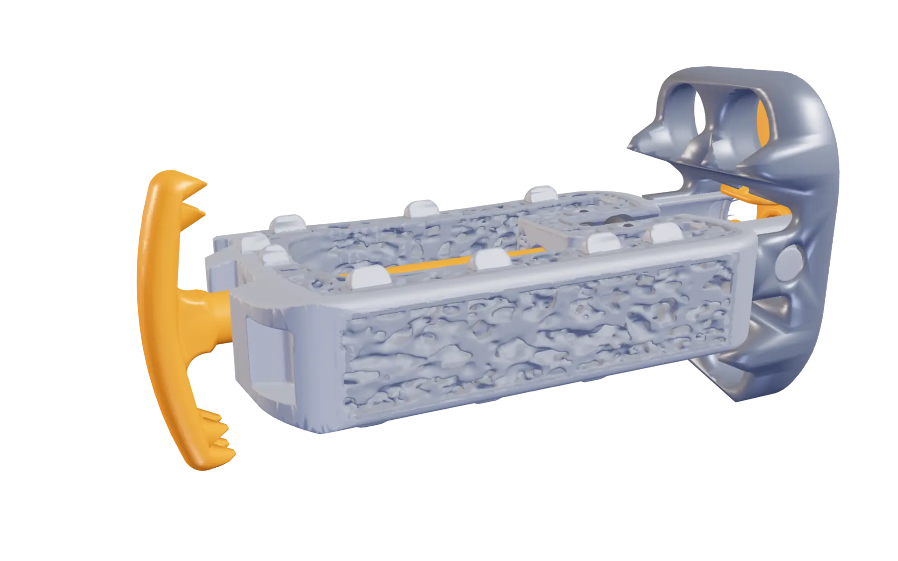 Vertiwedge staple retracted into its seated position